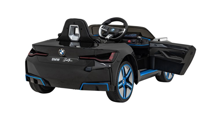 Autko BMW i4 na akumulator dla dzieci Czarny