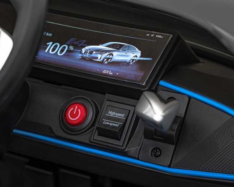 Autko BMW i4 na akumulator dla dzieci Czarny