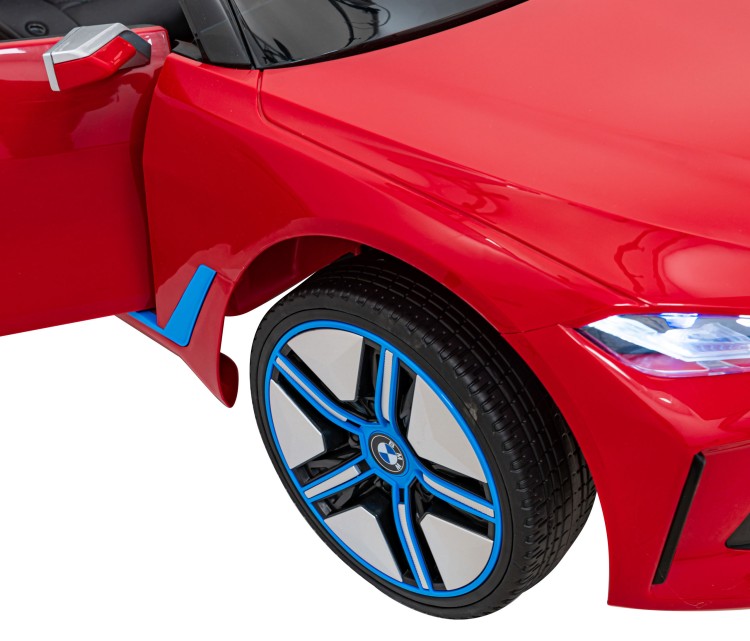 Autko BMW i4 na akumulator dla dzieci Czerwony