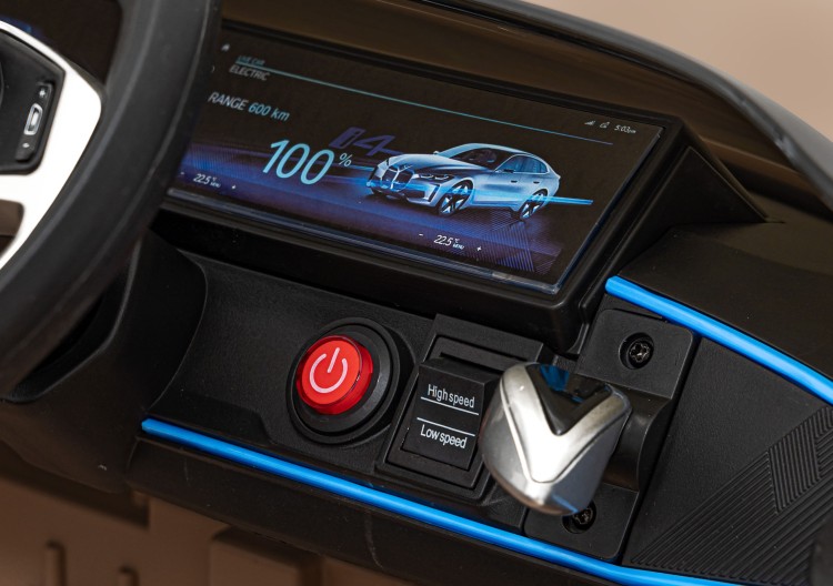 Autko BMW i4 na akumulator dla dzieci Złoty