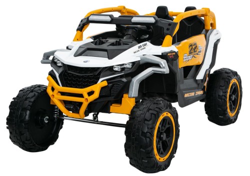 Samochód na akumulator M3 Żółto-Biały 4x4
