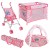 WOOPIE ROYAL Lalka Bobas 36 cm Syrenka Interaktywna Zestaw XXL Opiekunka 18w1