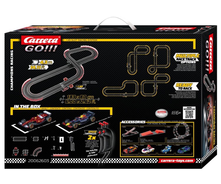Carrera Go 20062603 Champion's Racing 4,3m