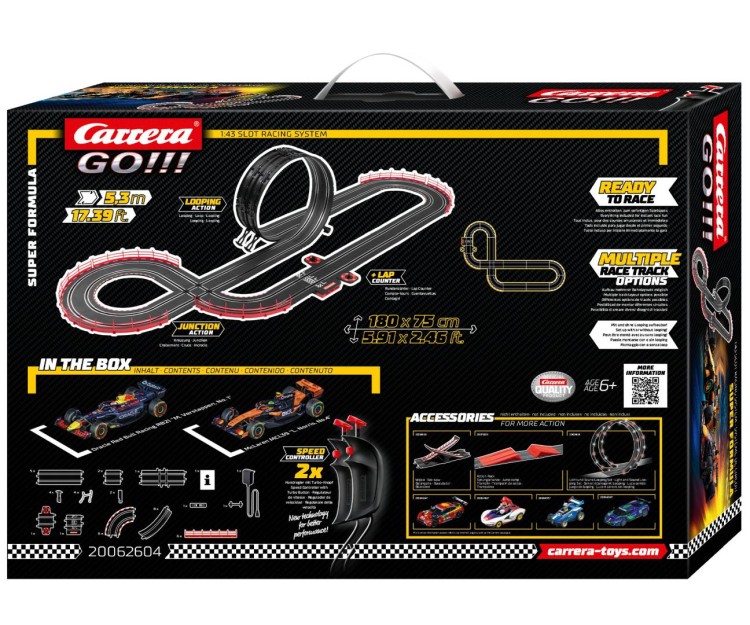 Carrera Go 20062604 Super Formula 5,3m