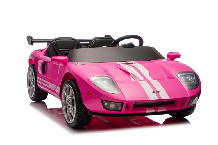 Pojazd na akumulator dla dziecka Ford GT Różowy