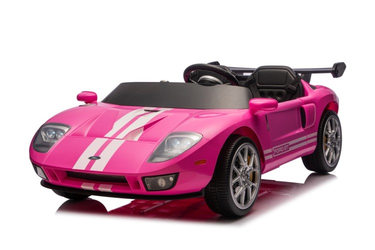 Pojazd na akumulator dla dziecka Ford GT Różowy