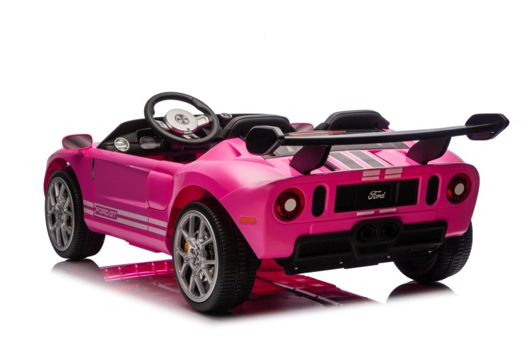 Pojazd na akumulator dla dziecka Ford GT Różowy