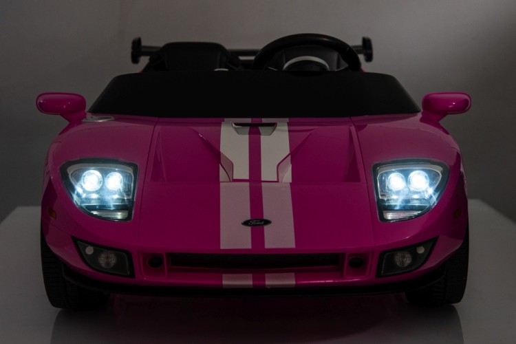 Pojazd na akumulator dla dziecka Ford GT Różowy