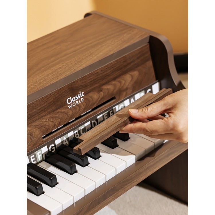 CLASSIC WORLD Drewniane Pianino Klasyczne + Książeczka do Nauki