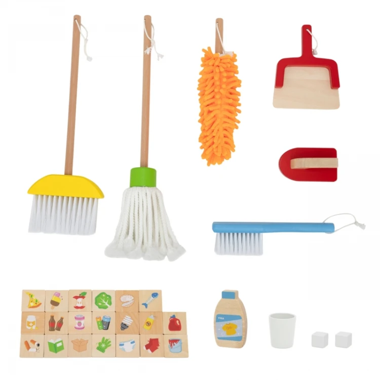 VIGA Centrum Domowe 3w1 z Akcesoriami – Nauka i Zabawa dla Dzieci