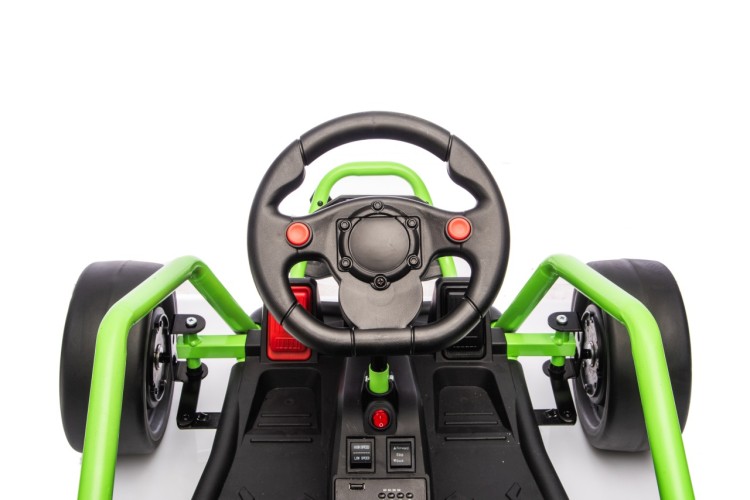 Pojazd Gokart TORNADO z Funkcją Driftu Zielony