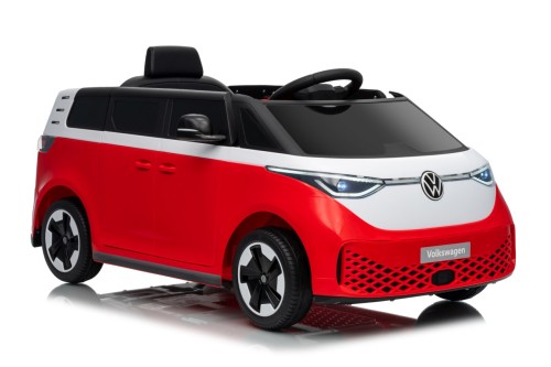 Pojazd na akumulator VAN  Volkswagen ID BUZZ Czerwony