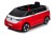 Pojazd na akumulator VAN  Volkswagen ID BUZZ Czerwony