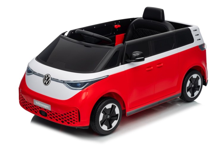 Pojazd na akumulator VAN  Volkswagen ID BUZZ Czerwony