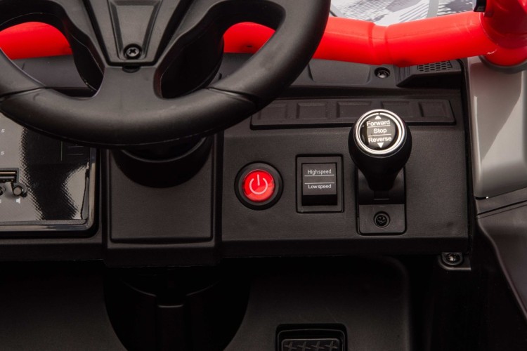 Autko na akumulator  Buggy Kawasaki TERYX KRX1000 Czerwony