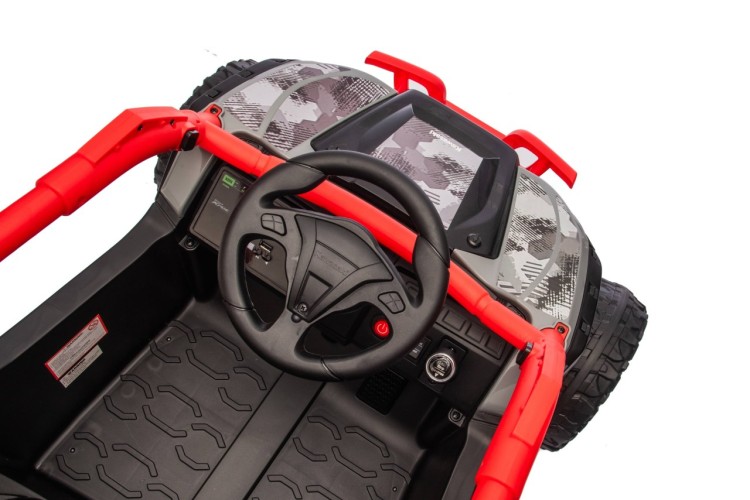 Autko na akumulator  Buggy Kawasaki TERYX KRX1000 Czerwony