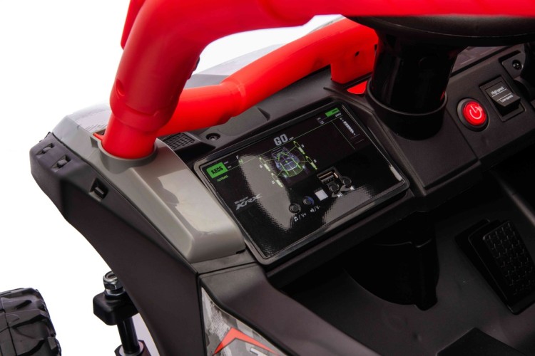 Autko na akumulator  Buggy Kawasaki TERYX KRX1000 Czerwony