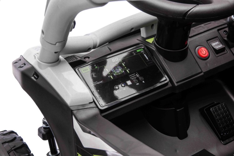 Autko na akumulator  Buggy Kawasaki TERYX KRX1000 Szary