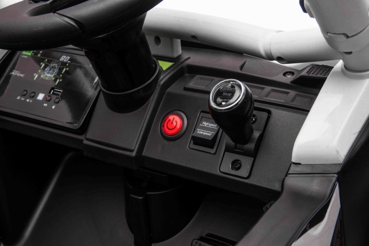 Autko na akumulator  Buggy Kawasaki TERYX KRX1000 Szary