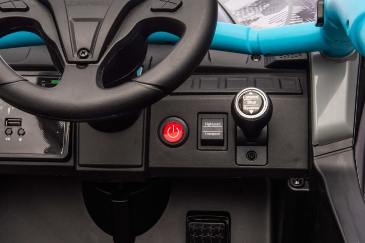 Autko na akumulator Buggy Kawasaki TERYX KRX1000 Niebieski