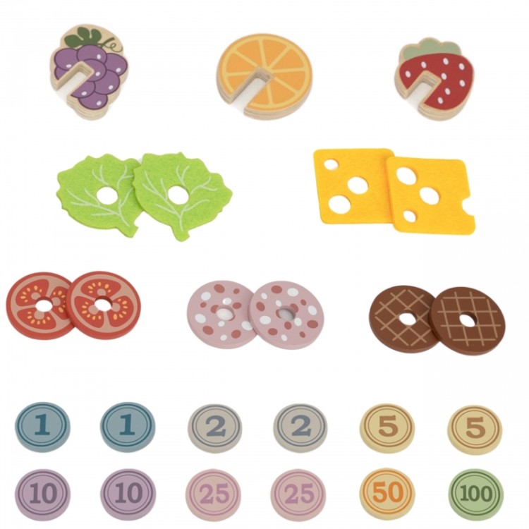 VIGA Minisklep z Hamburgerami – Kreatywna Zabawa w Odgrywanie Ról