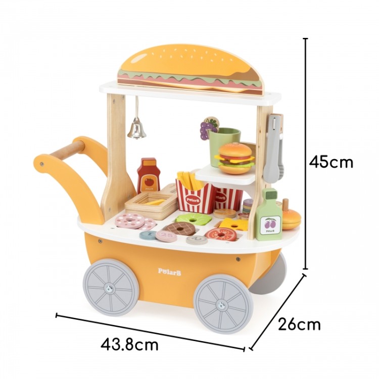 VIGA Minisklep z Hamburgerami – Kreatywna Zabawa w Odgrywanie Ról