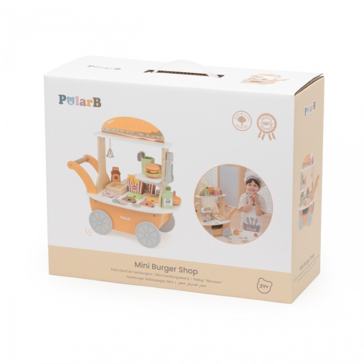 VIGA Minisklep z Hamburgerami – Kreatywna Zabawa w Odgrywanie Ról