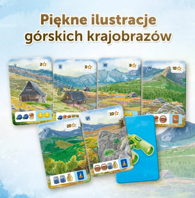 Gra rodzinna Pięć Szczytów Górskie Wędrówki Trefl 02517