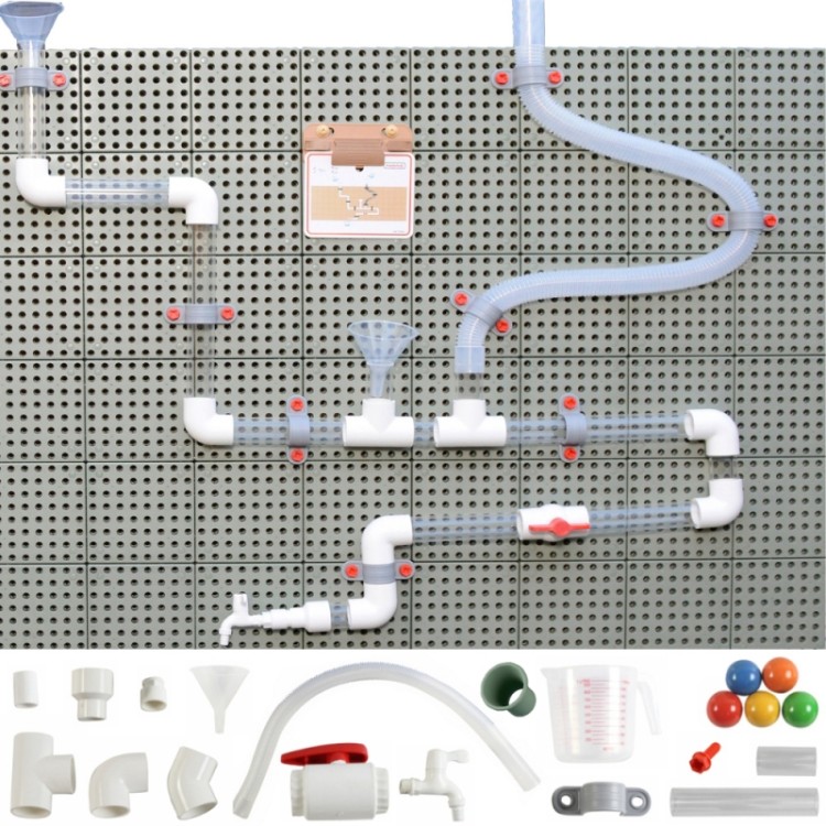 MASTERKIDZ System Rur Do Tablicy STEM 84 Elementów Tor Wodny Kulkowy