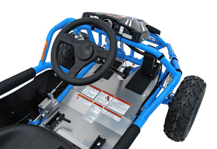 Pojazd Gokart Elektryczny MAIGHTY Niebieski