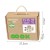 WOOPIE GREEN Pudełko Box 6w1 13-15m Montessori Edukacyjne Sensoryczne FSC