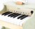 Viga 44274 PolarB Drewniane pianino dla dzieci