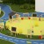 CLASSIC WORLD EDU Duży Drewniany Domek Altana Plac Zabaw