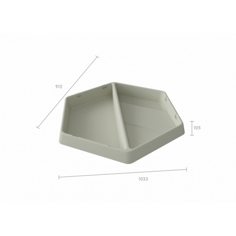 MASTERKIDZ Sześciokątny Stolik Do Zabawy Piaskiem i Wodą 2 Komory Regulowana Wysokość