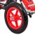 Gokart Full Ahead AIR na pedały dla dzieci 3 Czerwony  Regulacja siedziska  Pompowane koła