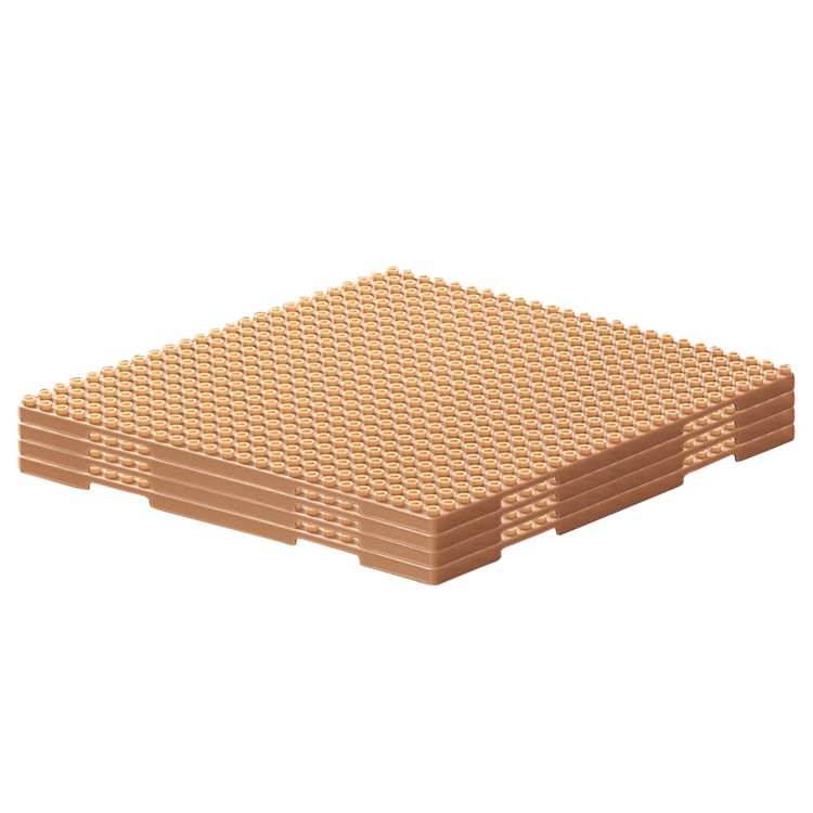 MASTERKIDZ Zestaw 4 Nakładek Na Panel Do Budowania Z Małych Klocków