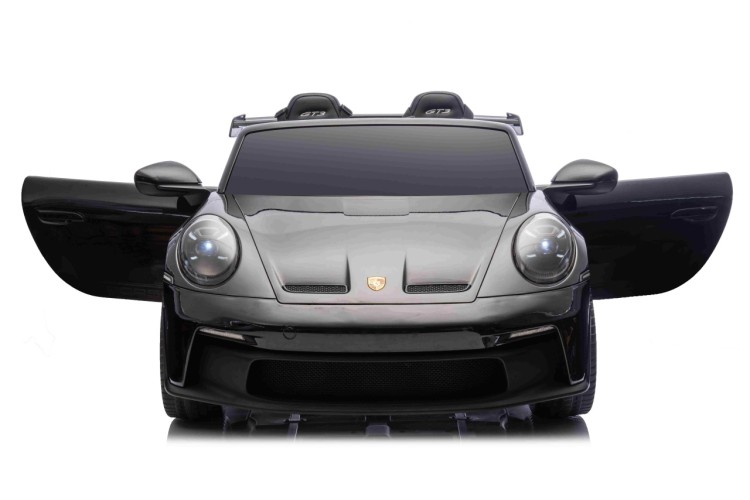 Pojazd Porsche 911 GT3 Czarny, wyścigowy samochód dla dzieci