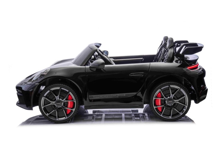 Pojazd Porsche 911 GT3 Czarny, wyścigowy samochód dla dzieci