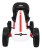Gokart ABARTH na pedały dla dzieci Biały  Koła EVA  Hamulec ręczny  Wolny bieg
