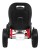 Gokart ABARTH na pedały dla dzieci Biały  Koła EVA  Hamulec ręczny  Wolny bieg