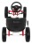 Gokart ABARTH na pedały dla dzieci Biały  Koła EVA  Hamulec ręczny  Wolny bieg