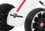Gokart ABARTH na pedały dla dzieci Biały  Koła EVA  Hamulec ręczny  Wolny bieg