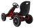 Gokart ABARTH na pedały dla dzieci Czarny Koła EVA  Hamulec ręczny  Wolny bieg