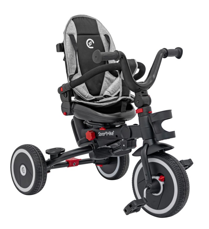 Rowerek Trzykołowy RIDER Szary SPORTRIKE