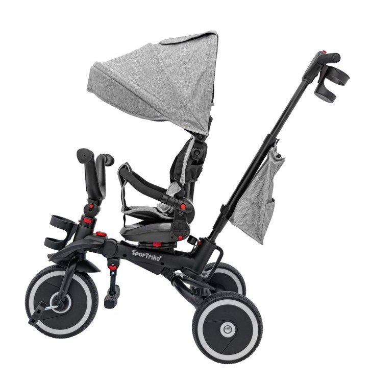 Rowerek Trzykołowy RIDER Szary SPORTRIKE