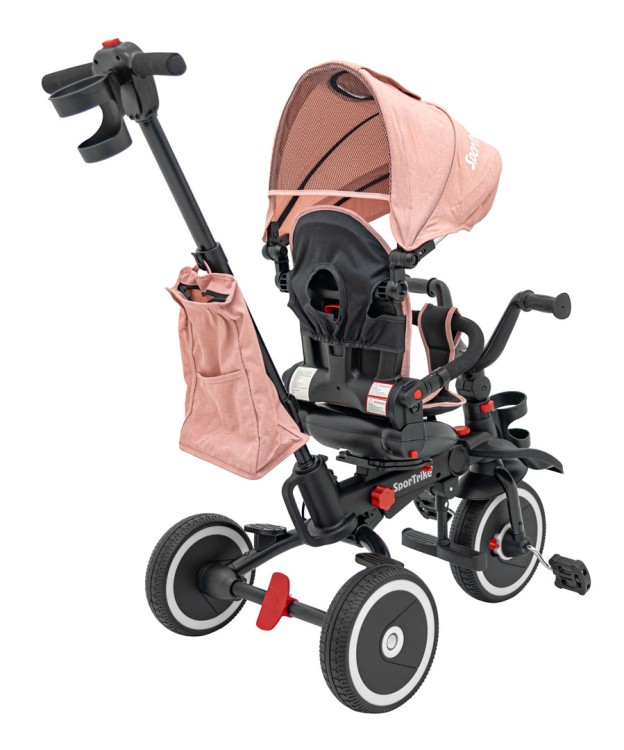 Rowerek Trzykołowy RIDER Różowy SPORTRIKE