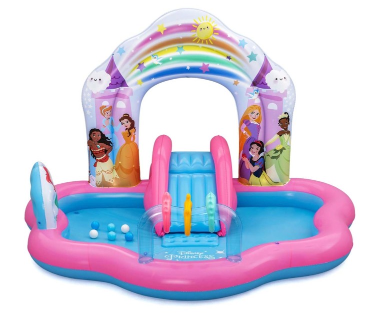 Bestway 9103Y Disney Plac zabaw ze zjeżdżalnią Księżniczki 2.21m x 1.93m x 1.40m