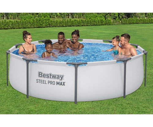 Bestway 56406 Basen stelażowy Steel Pro Max okrągły 3.05m x 76cm