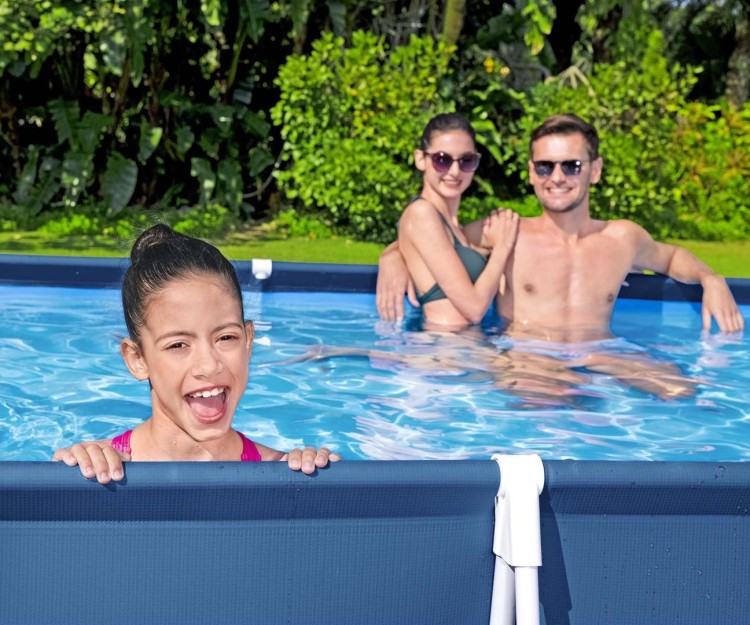 Bestway 56405 Basem stelażowy Steel Pro prostokątny 4.00m x 2.11m x 81cm