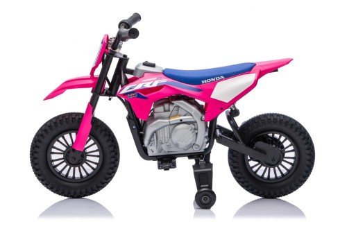 Pojazd Motor na akumulator HONDA CFR450R Różowy